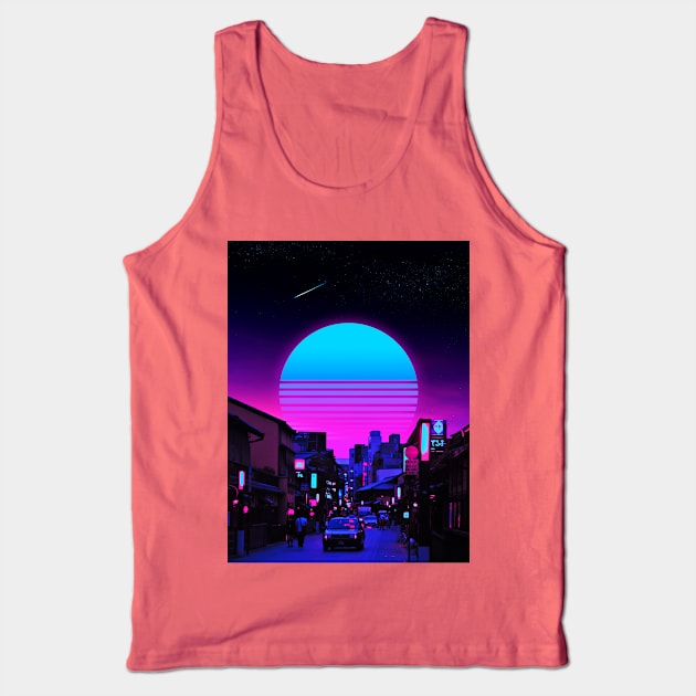 Cyber city Tank Top by funglazie